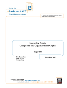 Intangible Assets: Computers and Organizational Capital  October 2002