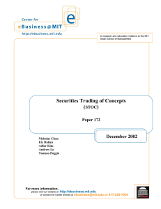 Securities Trading of Concepts ( )