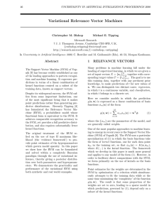 Variational Relevance Vector Machines