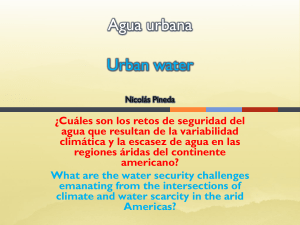 Agua urbana Urban water