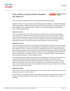 Cisco Unified Computing System Integration with Siebel 8.0