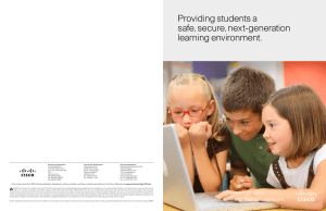 Providing students a safe, secure, next-generation learning environment.