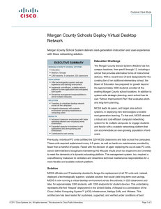 Morgan County Schools Deploy Virtual Desktop Network