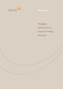 Managing Performance in Financial Trading Networks