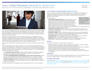 Cisco Unified Workspace Services for Government