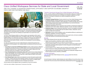 Cisco Unified Workspace Services for State and Local Government