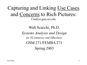 Capturing and Linking Use Cases and Concerns to Rich Pictures: