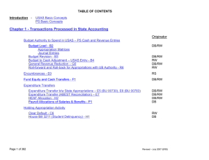 Chapter 1 - Transactions Processed in State Accounting  Originator
