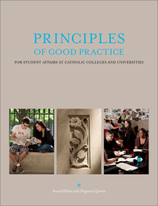 PRINCIPLES  OF GOOD PRACTICE T