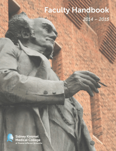 Faculty Handbook 2014 – 2015