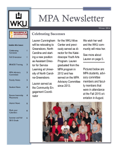 MPA Newsletter Celebrating Successes