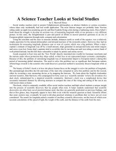 A Science Teacher Looks at Social Studies
