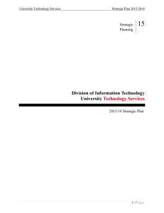15 Division of Information Technology University