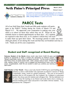 PARCC Tests Seth Paine’s Principal Press