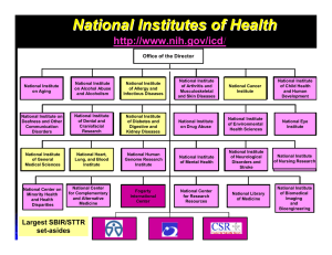 National Institutes of Health  Office of the Director