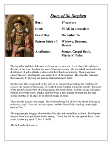 Story of St. Stephen