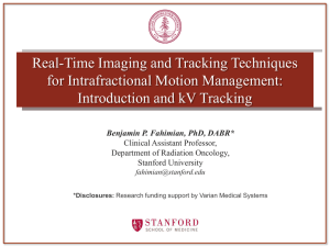 Real-Time Imaging and Tracking Techniques for Intrafractional Motion Management: