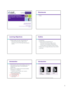 Disclosures Learning Objectives Outline Stereotactic Breast Biopsy vs 