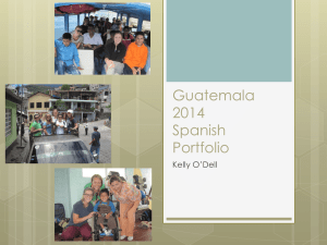 Guatemala 2014 Spanish Portfolio