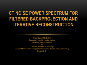 CT NOISE POWER SPECTRUM FOR FILTERED BACKPROJECTION AND ITERATIVE RECONSTRUCTION