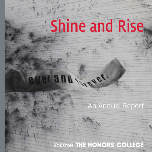 Shine and Rise An Annual Report