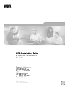 CAD Installation Guide