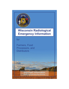 Wisconsin Radiological Emergency Information for