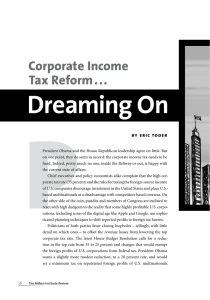 P Dreaming On  Corporate Income