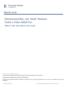 March 2016 Entrepreneurship  and  Small  Business