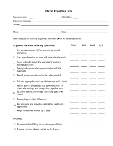 Interim Evaluation Form