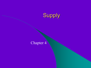 Supply Chapter 4