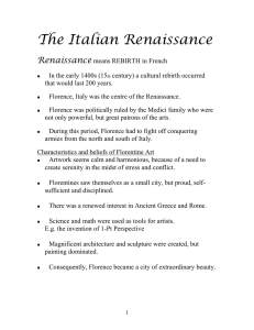 The Italian Renaissance Renaissance