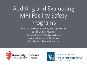 Auditing and Evaluating MRI Facility Safety Programs