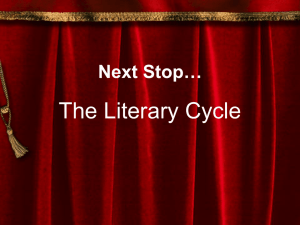 The Literary Cycle Next Stop…