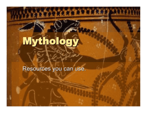 Mythology Resources you can use.