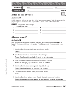 Antes De Ver El Video Actividad 1 Video