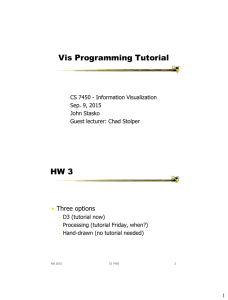 Vis Programming Tutorial HW 3 • Three options
