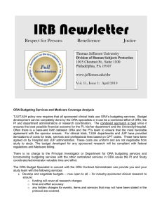 IRB Newsletter Respect for Persons Beneficence