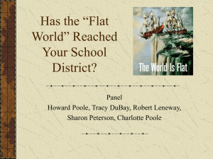 Has the “Flat World” Reached Your School District?