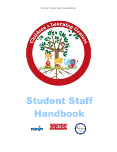 Student Staff Handbook