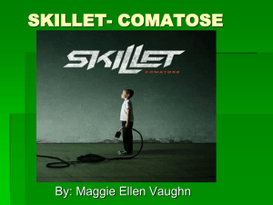 SKILLET- COMATOSE By: Maggie Ellen Vaughn