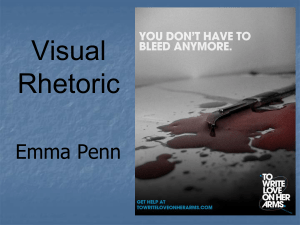 Visual Rhetoric Emma Penn