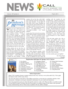 NEWS Volume 18, Number 6  March 2014