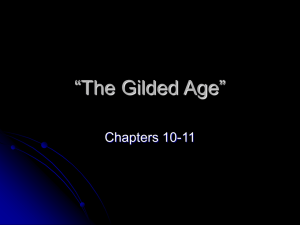 “The Gilded Age” Chapters 10-11