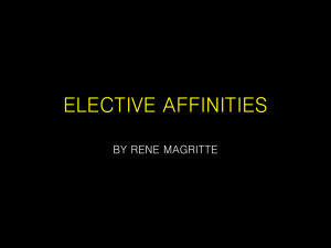 ELECTIVE AFFINITIES BY RENE MAGRITTE