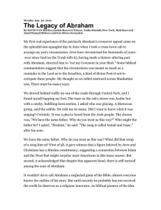 The Legacy of Abraham