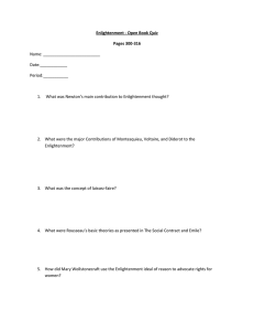 Enlightenment - Open Book Quiz Pages 300-316 Name: _________________________