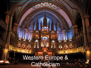 Western Europe &amp; Catholicism