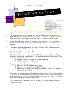 Finance Notes &amp; News