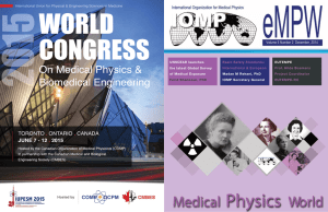 International Union for Physical &amp; Engineering Sciences in Medicine